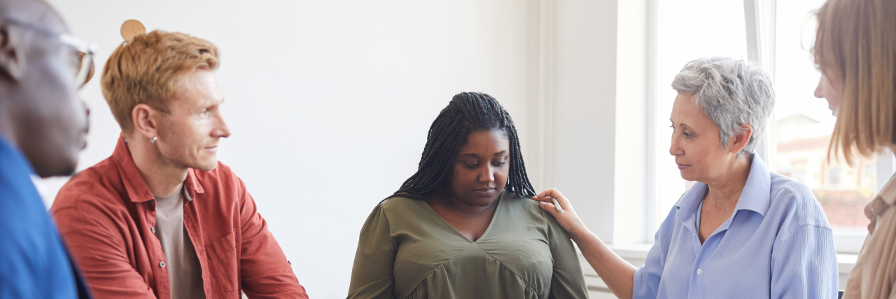 The Benefits of Attending an Epilepsy Support Group African-American woman in Group Therapy Session.