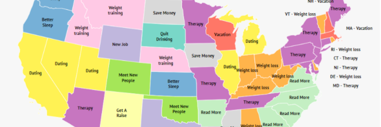 Analysis Finds Therapy Is Most Common New Year's Resolution