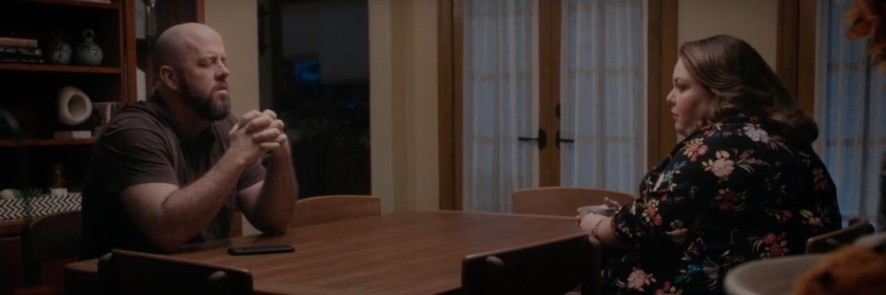 Thoughts on Kate's Abusive Relationship on 'This Is Us' as a Survivor screenshot from "This Is Us" season 5 episode 5, where Kate discusses her abusive relationship and abortion