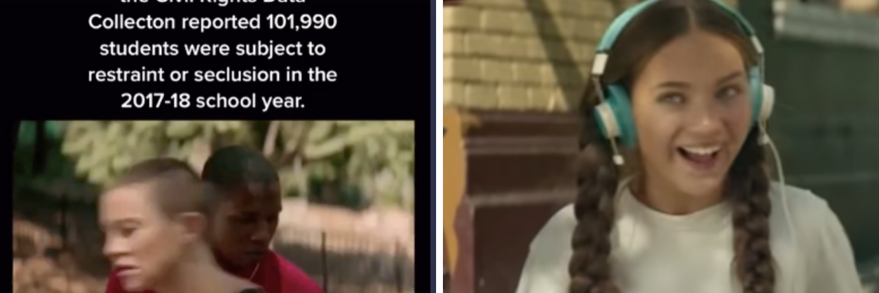 Sia's 'Music' Features Lethal Prone Restraint During Autistic Meltdown TikTok clip from Music and Maddie Ziegler as Music