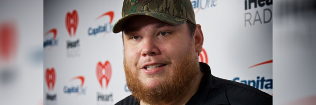 Luke Combs on the red carpet