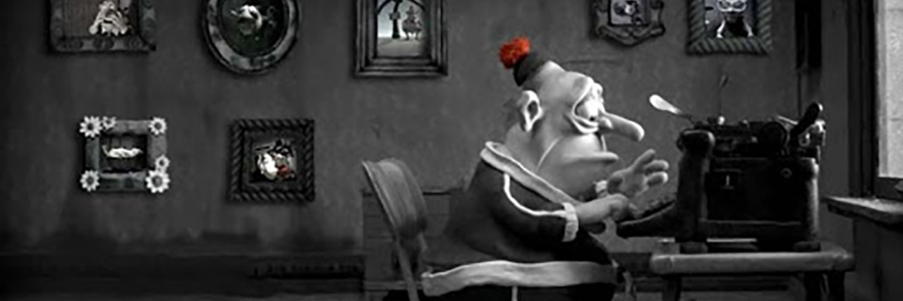 How 'Mary and Max' Changed My Life as an Autistic Person Max from "Mary and Max" using his typewriter.
