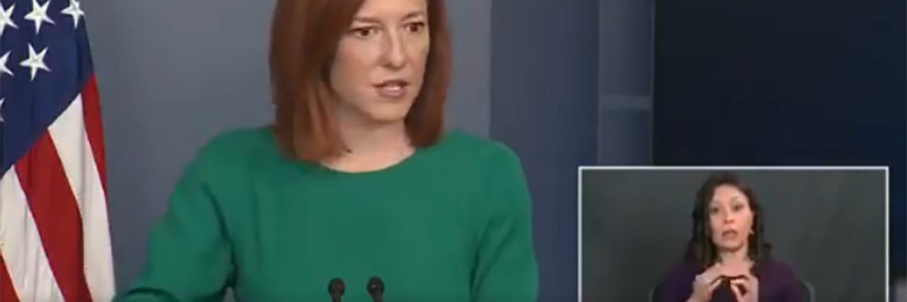 White House Announces Daily Press Briefings Will Now Include ASL Interpreters White House press conference with ASL interpreter.