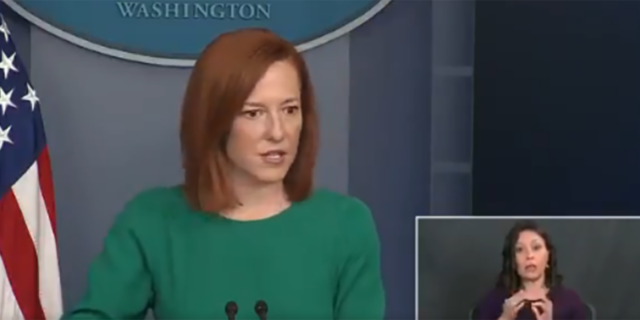 White House press conference with ASL interpreter.