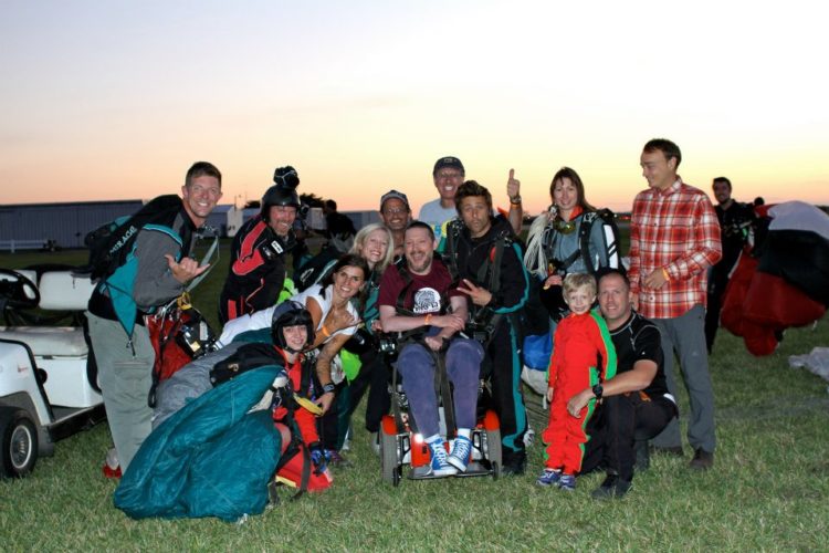 Skydiving for MS group.