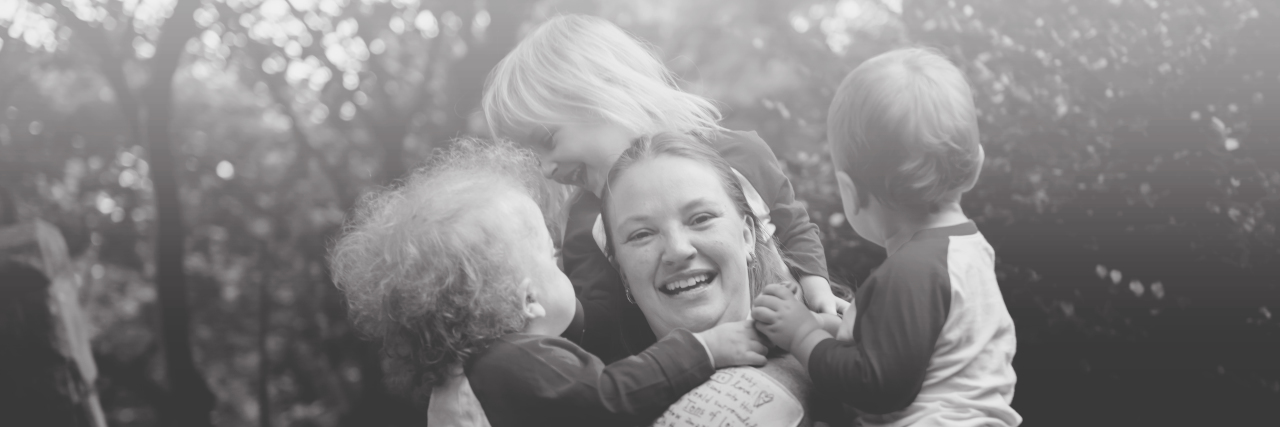 When People Judge Me as the Parent of a Child With a Rare Disease Tamara embracing her children.