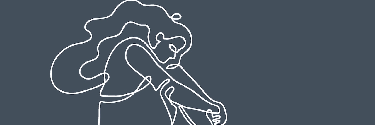 Mental Health Founder Shares Her Story of Struggle Continuous line drawing