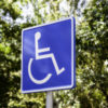 Disability parking sign.