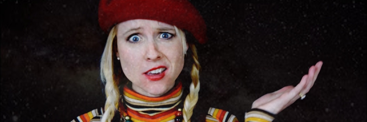 Experiencing Medical Gaslighting When Seeking an Autism Diagnosis Louise looking frustrated and irritated in response to the ignorant doctor.