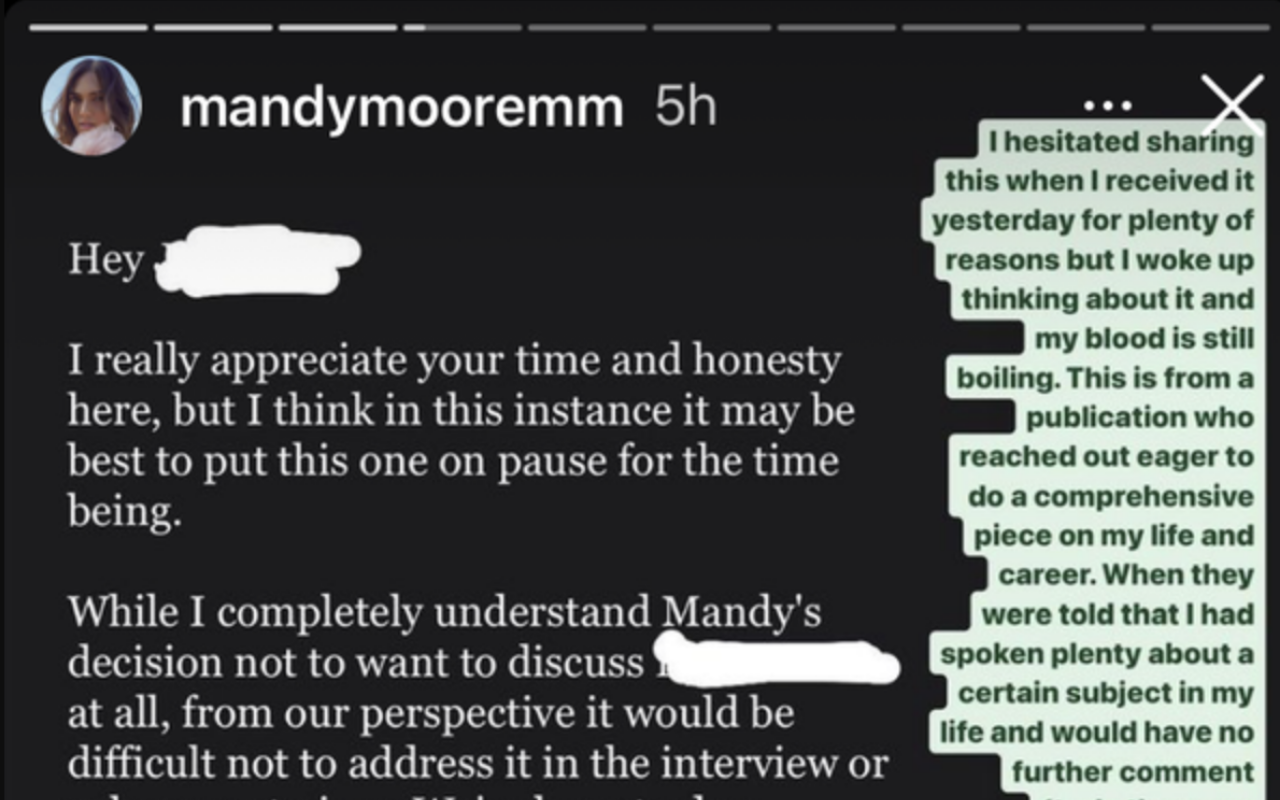 Mandy Moore Had Every Right To Refuse To Share Her Trauma | LaptrinhX ...