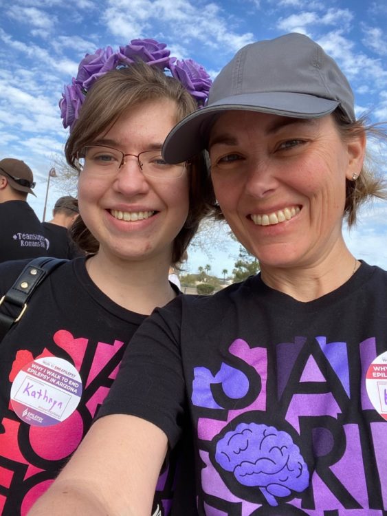 az walk to end epilepsy mom and me