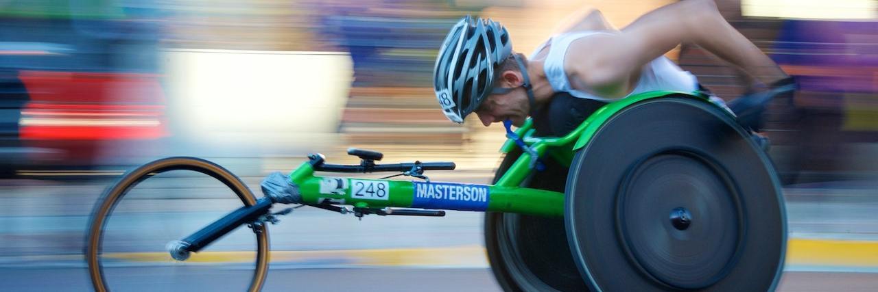 NBC Will Air the Upcoming Paralympics During Primetime Disabled athlete in a racing wheelchair