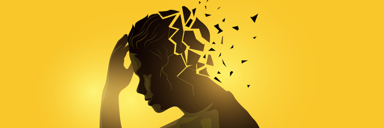 When Self-Awareness and Perfectionism Are Debilitating Illustration of man holding his head