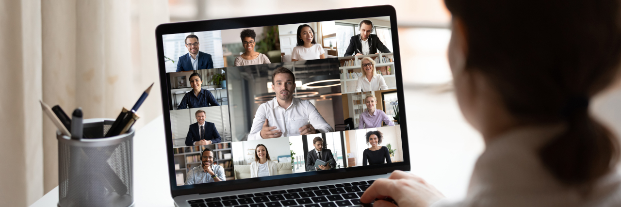 Zoom Announces Automatic Captioning Will Be Free Diverse people in a Zoom video meeting.