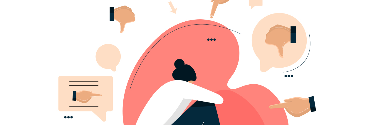 Why This Common Slang Word Harms People With Cerebral Palsy Woman being bullied.