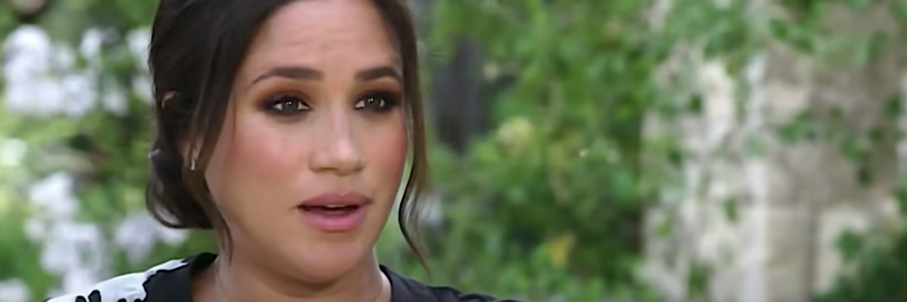 Lessons From Meghan Markle Opening Up About Suicide Meghan Markle during her Oprah interview