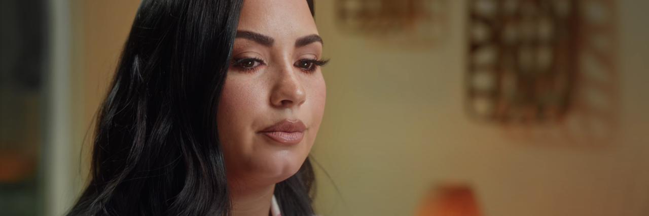 Thoughts on Demi Lovato's #Metoo Reveal in Her Docuseries Episode 3 screenshot from Demi Lovato's docuseries "Dancing With The Devil" episode 3, "Reclaiming Power," when she is talking about trauma