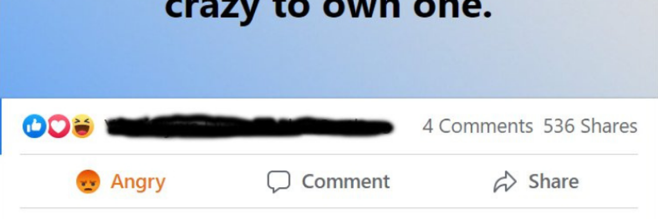 Facebook post that reads: If you think that making it harder for crazy people to get a gun infringes on your rights to own a gun then you're already admitting you're too crazy to own one.