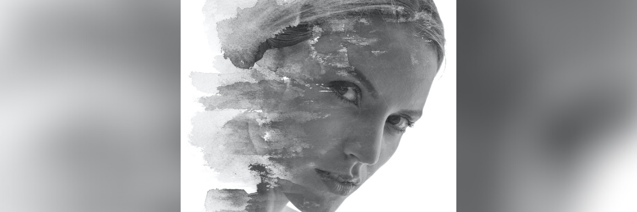 What to Avoid Saying to Someone With Borderline Personality Disorder Paintography double exposure portrait of woman combined with abstract ink painting