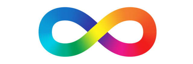 Autism awareness infinity symbol