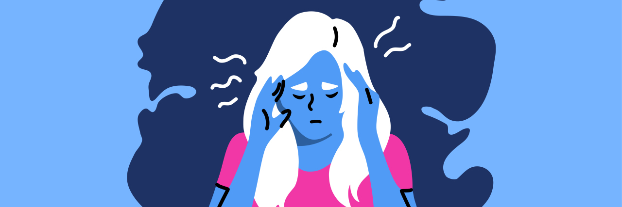 How to Comanage Irritable Bowel Syndrome and an Eating Disorder woman stressed out