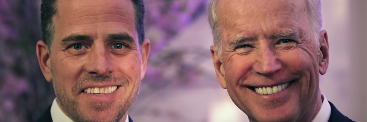 How Hunter Biden's Addiction Memoir Tackles Addiction Recovery Hunter Biden standing next to Joe Biden