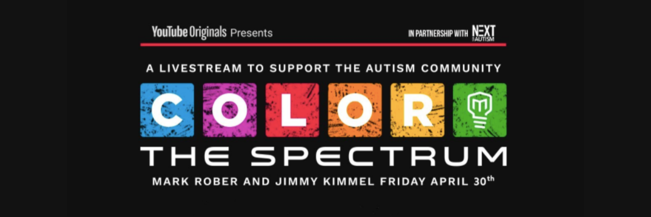 The event page for "Color the Spectrum" on YouTube