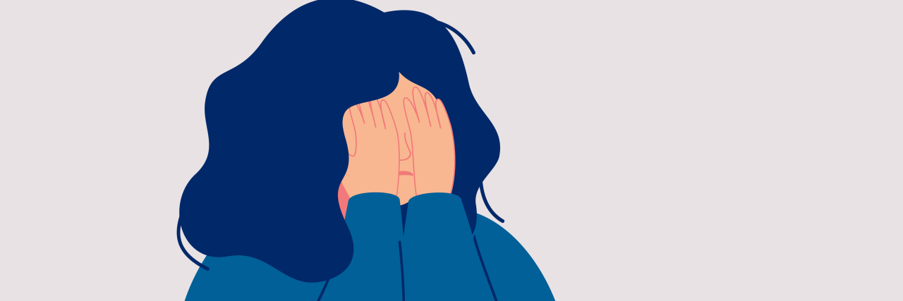 The Inherent Problem With Awareness Months woman frustrated sitting at computer