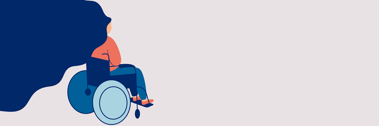 How Ableism Affects the Mental Health of Disabled People Drawing of a woman in a wheelchair with flowing hair.