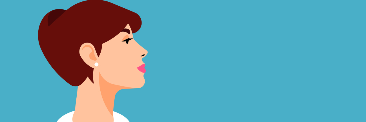 5 Reasons Why I Choose Boundaries Over Forgiveness A confident white woman with red hair looking to the side, vector