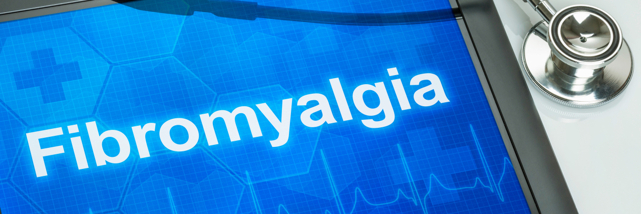 Fibromyalgia Awareness Month and Reflecting on How Far We've Come Tablet with the diagnosis Fibromyalgia on the display.