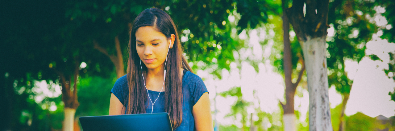 The Lessons I've Learned as a Young Stroke Survivor Teen girl doing homework.