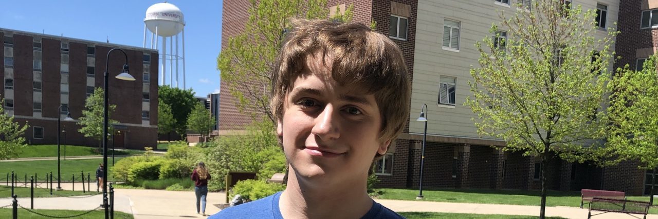 How My Autistic Son Has Exceeded the Low Expectations of 'Experts' Ryan on his college campus.