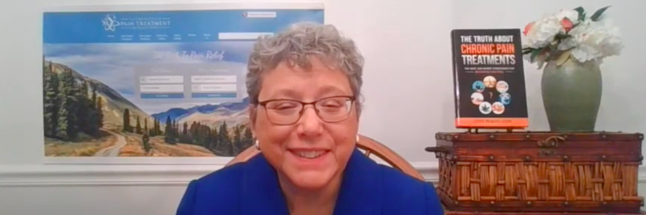 Energy Psychology Technique Helped Relieve My Chronic Pain Flare Screenshot of contributor demonstrating energy psychology technique