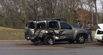 Tiffanys car after the accident.