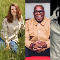 Collage from left to right: Jeannette Walls, Ian Wright, James Rhodes, Helen Hunt