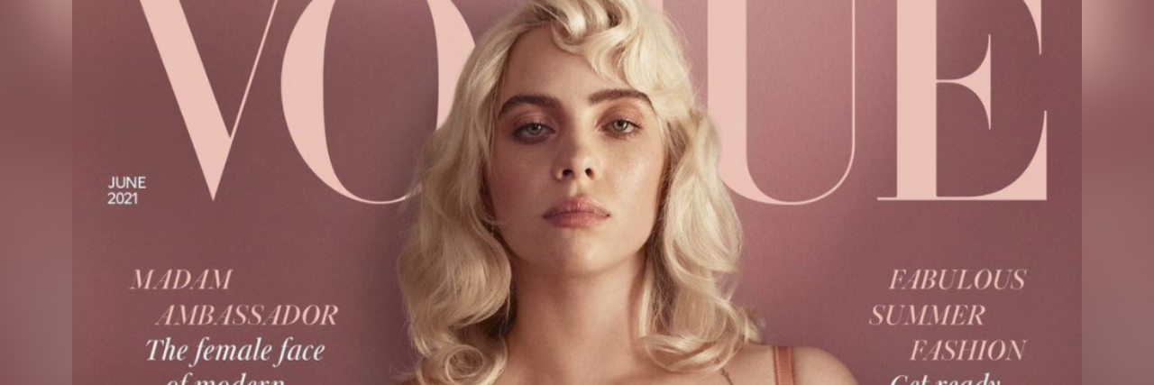 What Billie Eilish's British Vogue Cover Means to a Trauma Survivor Billie Eilish on the cover of British Vogue