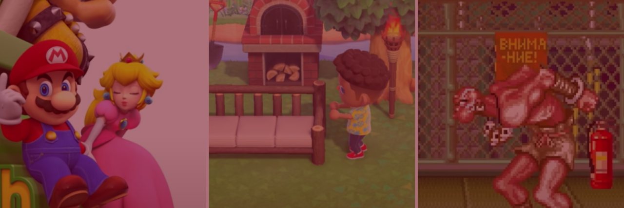 How Video Games Can Help You During Mental Health Awareness Month mario, animal crossing and street fighter