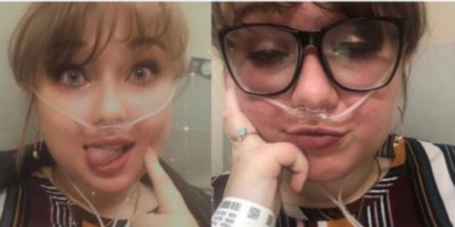 Why My Cousin’s Response to My New Tumors Was Exactly What I Needed 2 selfies of author,