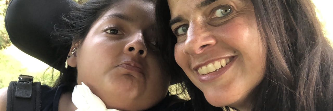 Parenting a Child With a Rare Disease After the Pandemic Ends Jessica and her daughter, who uses a ventilator due to a rare mitochondrial disease.
