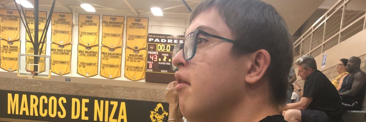 Helping Kids With Down Syndrome Form Peer Friendships George at a basketball game.