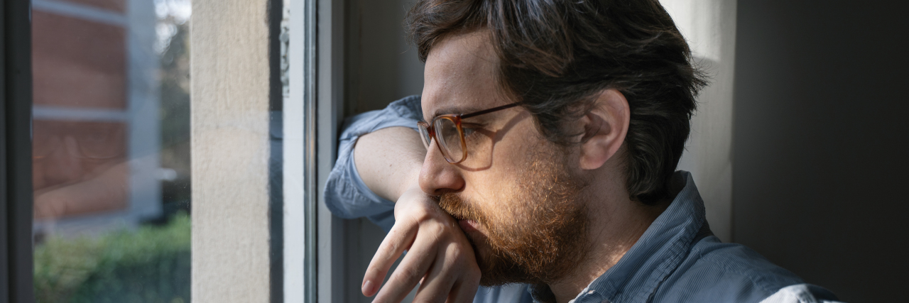 Understanding Intent vs. Impact of Ableist and Rude Comments Thoughtful anxious guy looking out the window