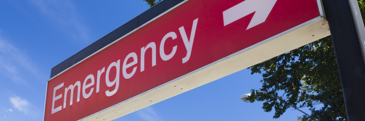 Why UnitedHealthcare Is Delaying New Emergency Room Policy Sign outside the emergency room of a hospital