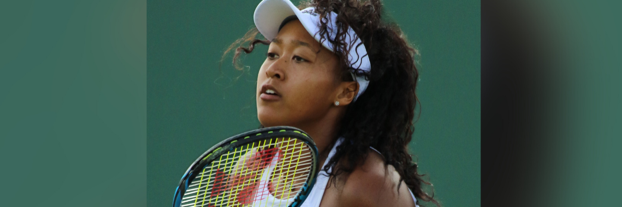 Naomi Osaka Has Actually Provided a Masterclass in Setting Boundaries Naomi Osaka playing at Wimbledon in 2017.