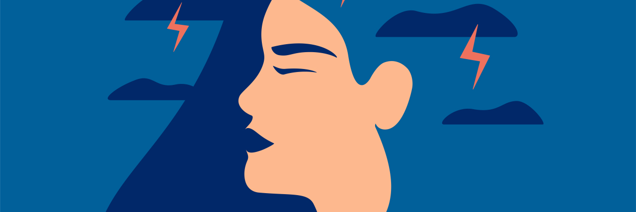 Chronically Ill People Need More Support During COVID-19 An illustration of a person with pale skin looking sad