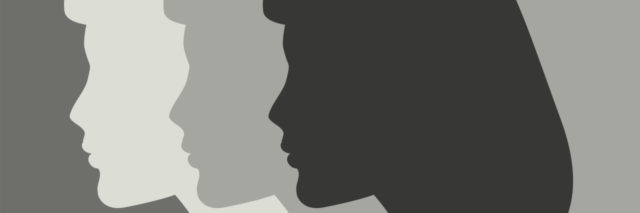 Illustration of 3 female silhouettes