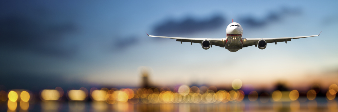 Hey Airlines, Stop Breaking Our Wheelchairs and Mobility Aids Jet airplane taking off.