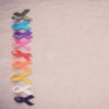 colorful cancer ribbons