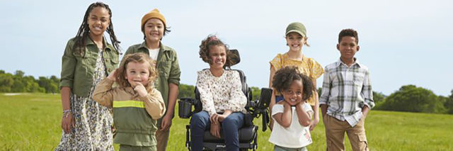 JCPenney clothing for kids with and without disabilities.