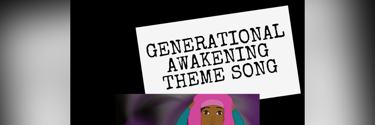 Social graphic for the Generational Awakening theme song